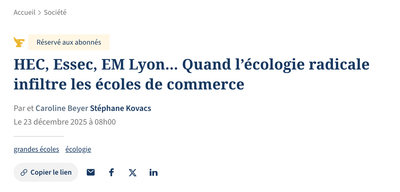 Mise en pratique d'un processus critique sur un article de presse